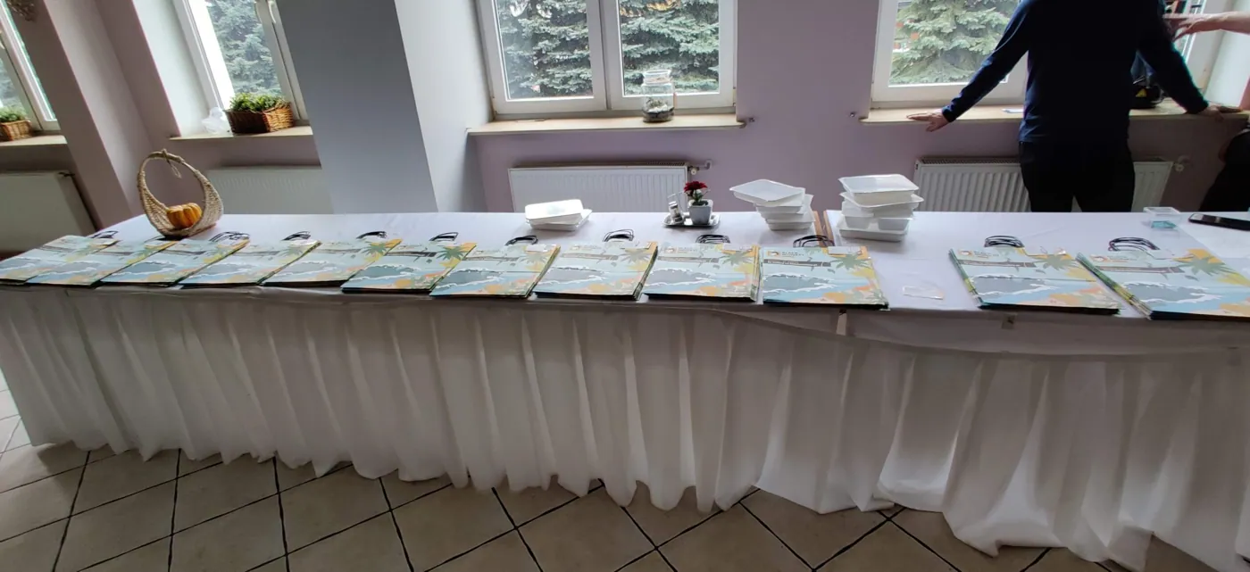 Sorting meal boxes in my meal-prep kitchen.