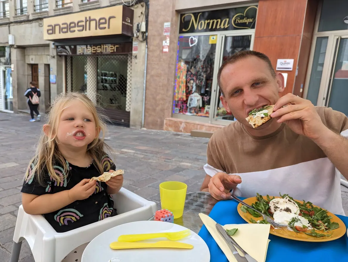 Breakfast with my daughter