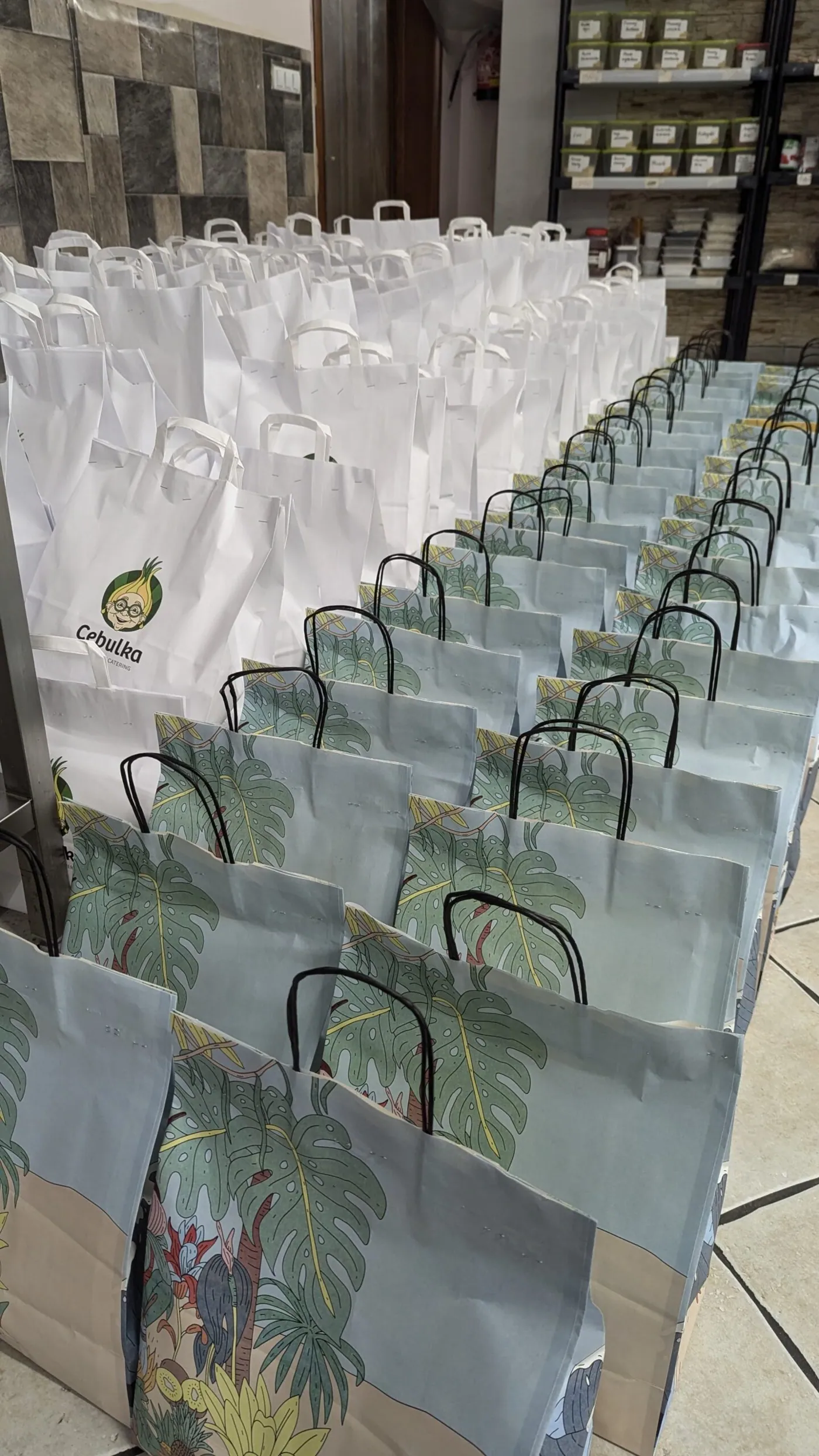 Food packages for clients of my two diet catering companies: Cebulka and Primate.